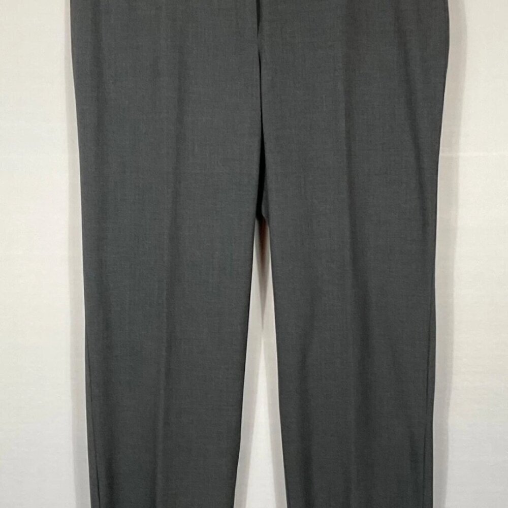 Calvin Klein Women's 14 (37x32) Classic Fit Stretch Dress Pants Mid Rise Black - Picture 2 of 5